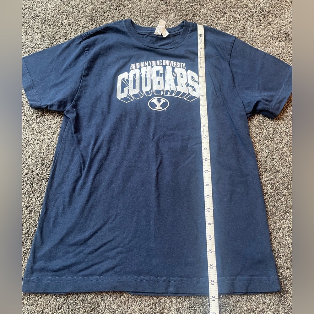 Brigham Young University Cougars Youth Navy Tee - Picture 5 of 5
